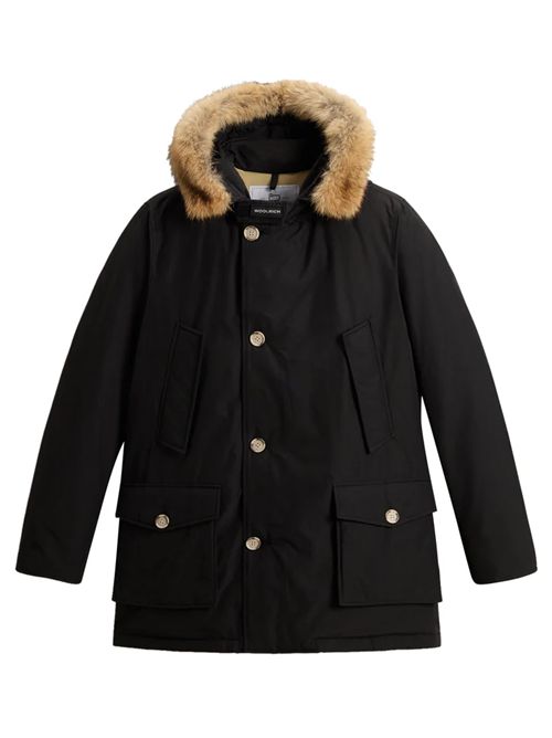 ARCTIC DETACHABLE FUR PARKA WOOLRICH | CFWOOU0482MRUT0001BLK BLACK